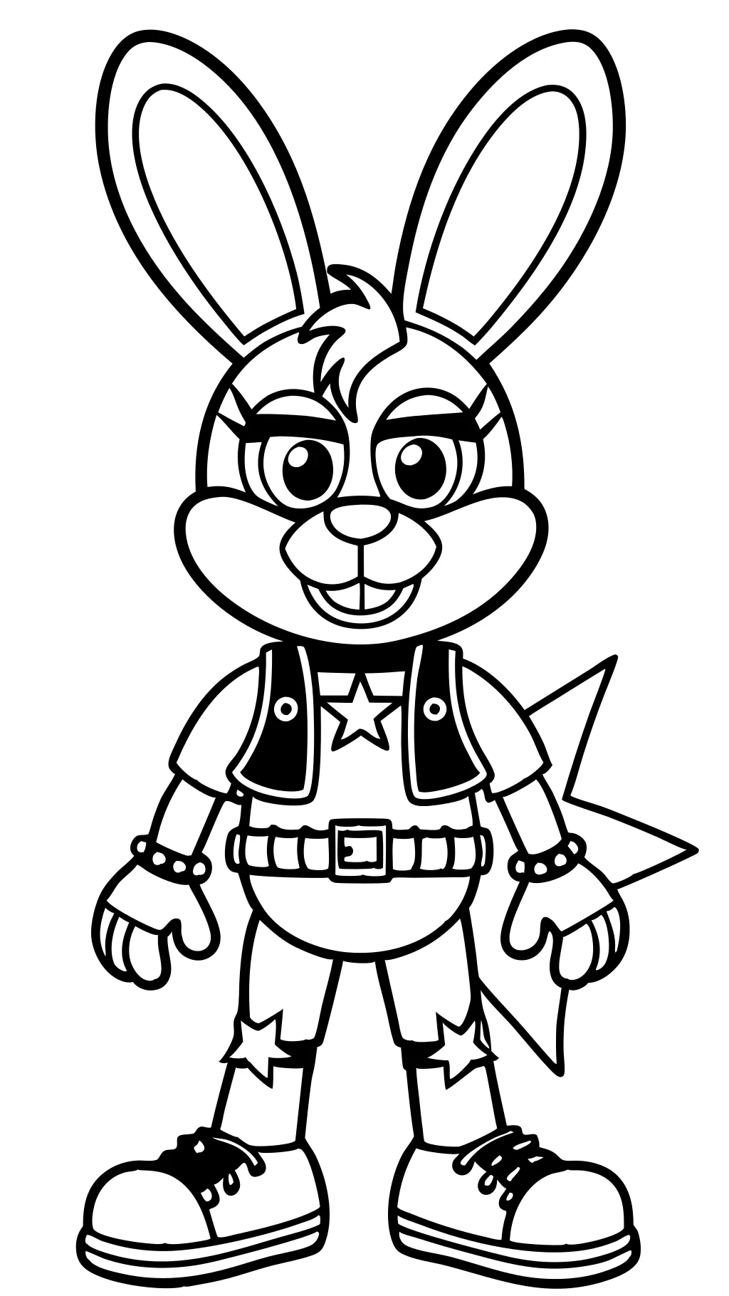 Glamrock Bonnie para colorear